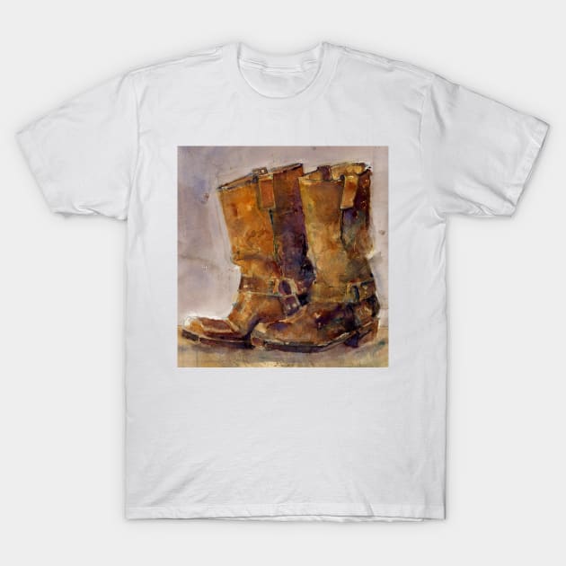 Cowboy Boots T-Shirt by dfrdesign